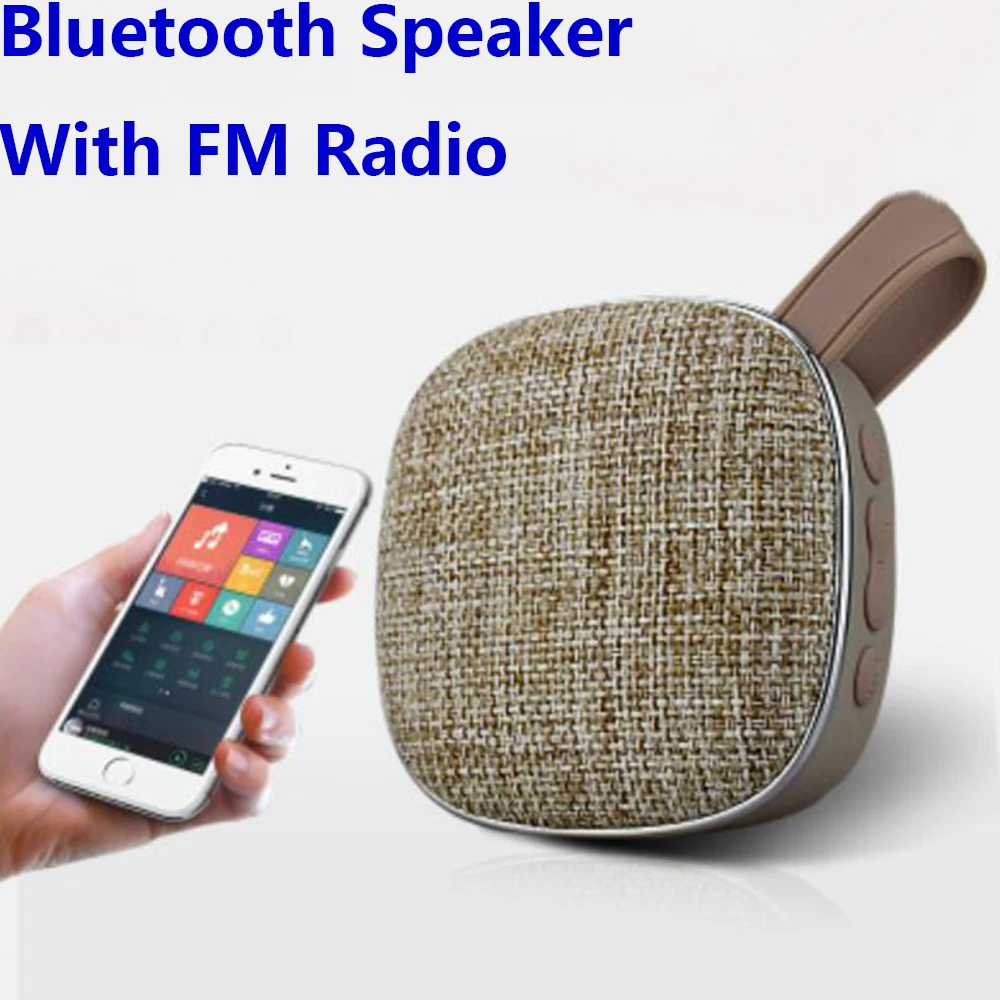 Радио FM портативный беспроводной динамик мини MP3 Воспроизведение музыки