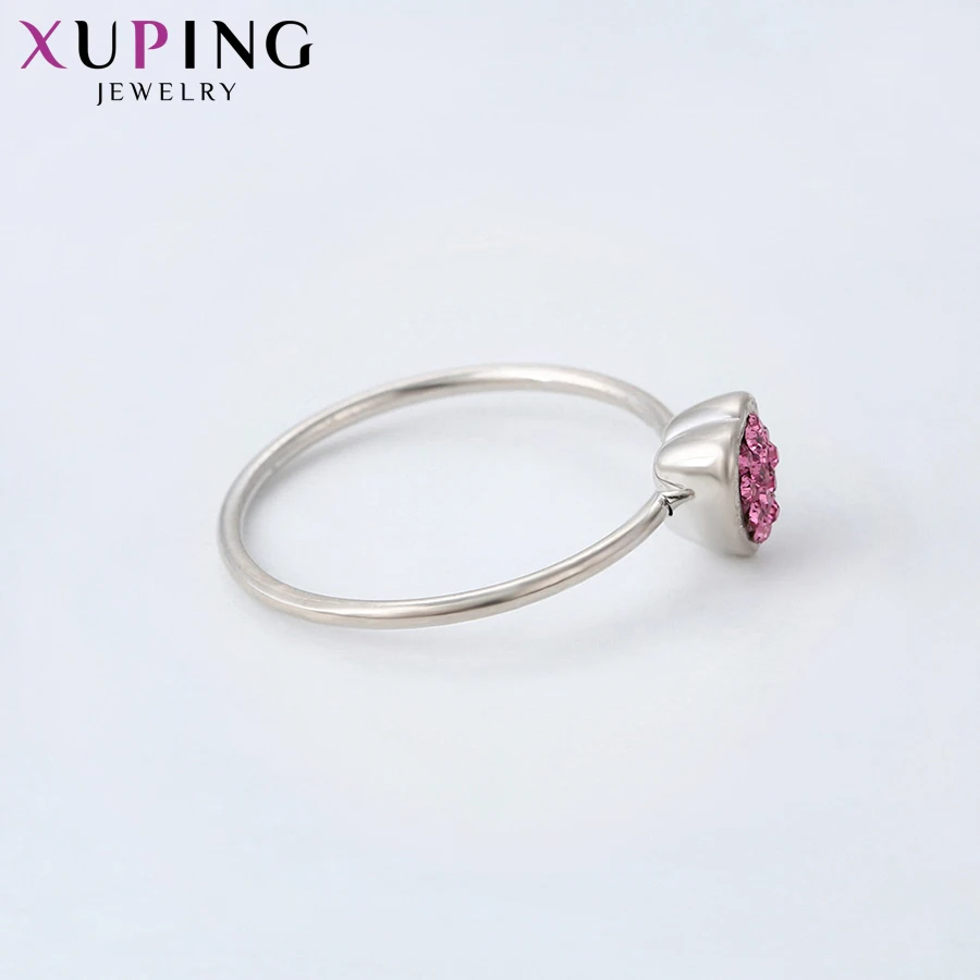 Xuping ювелирные изделия Сердце изысканное кольцо дикий стиль кристаллы от Swarovski любовь подарок уникальный дизайн сердце S142.7-15695