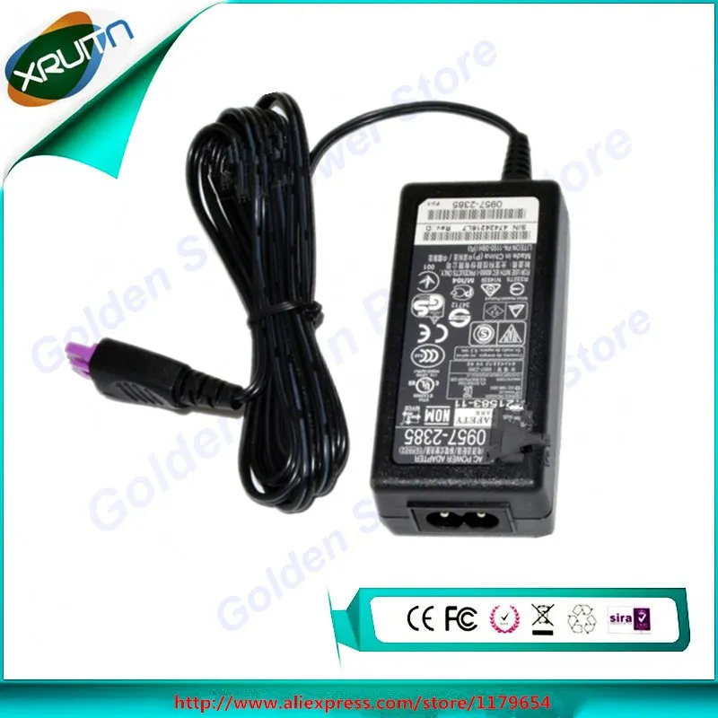 Оригинальный адаптер для принтера 0957 2385 22V 455mA зарядное устройство HP 2403 Deskjet 1010 1510
