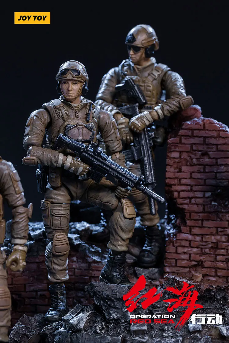 JOY TOY 8 шт. 1:25 солдат фигурка [Красное море операция] дракон спецоперация s силы современные китайские солдатики модель подарок