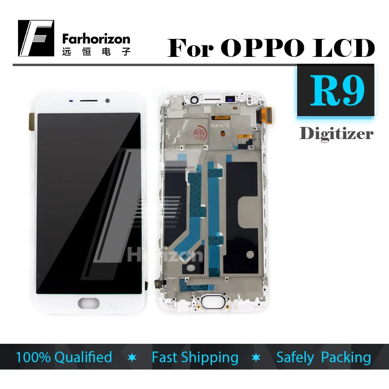 Высококачественный защитный чехол для OPPO R9 ЖК дисплей Дисплей и сенсорный экран