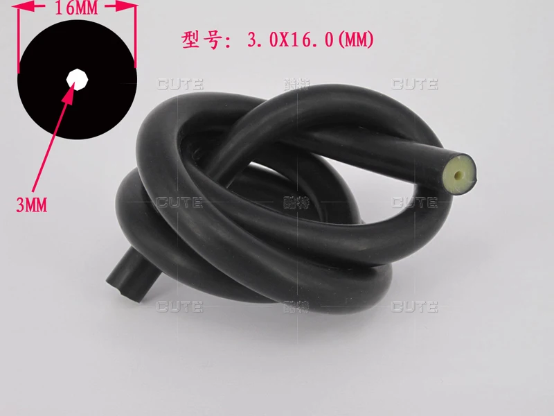 3x16mm 1 метр Сменные резиновые ленты для подводного арбалета - Цвет: 3x16mm
