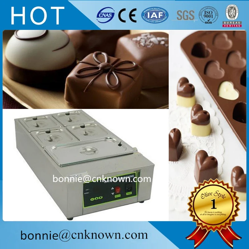 

High quality 5 lattice Chocolate melting pot melting chocolate machine
