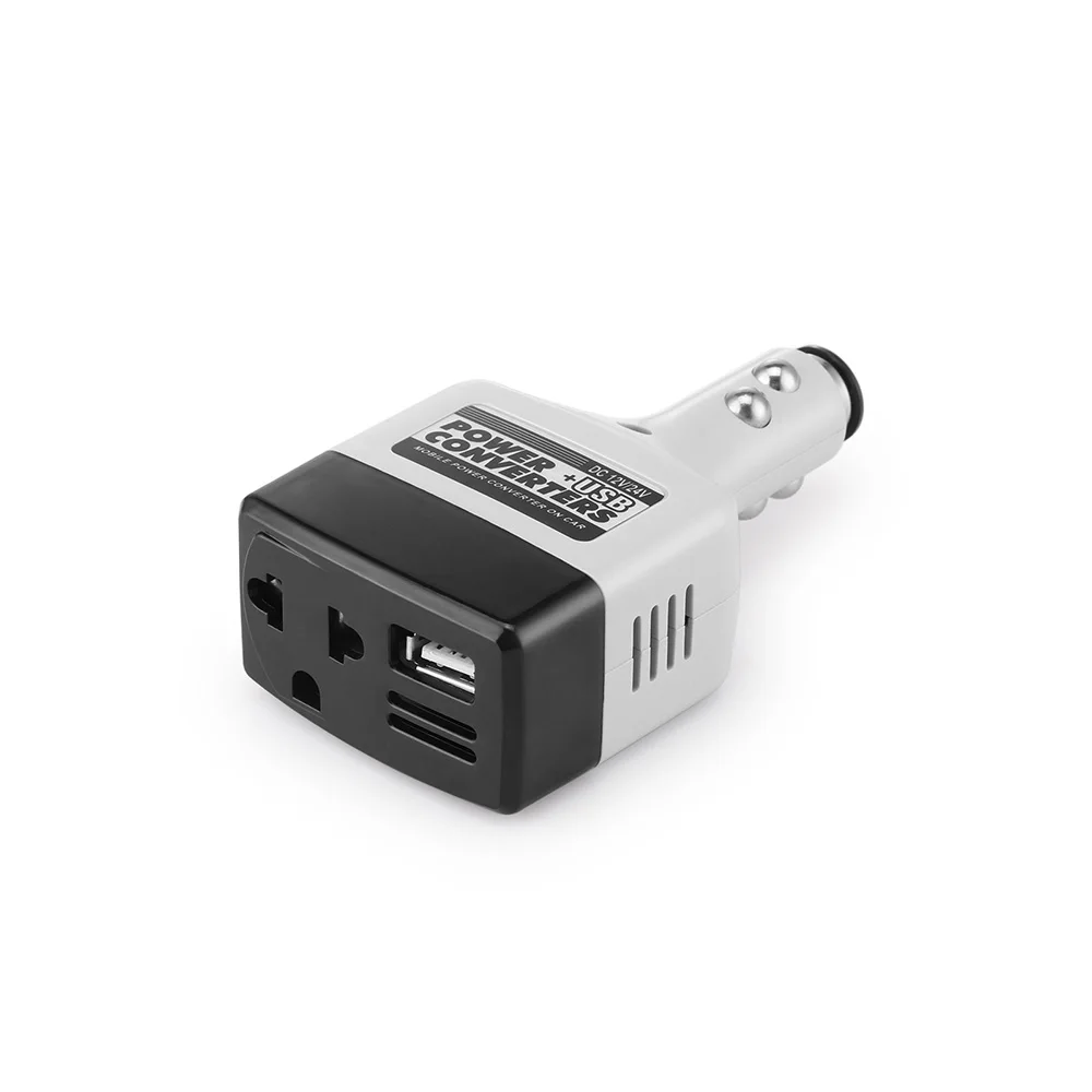 Автомобильное зарядное устройство адаптер DC 12V в AC конвертер 220V 6W