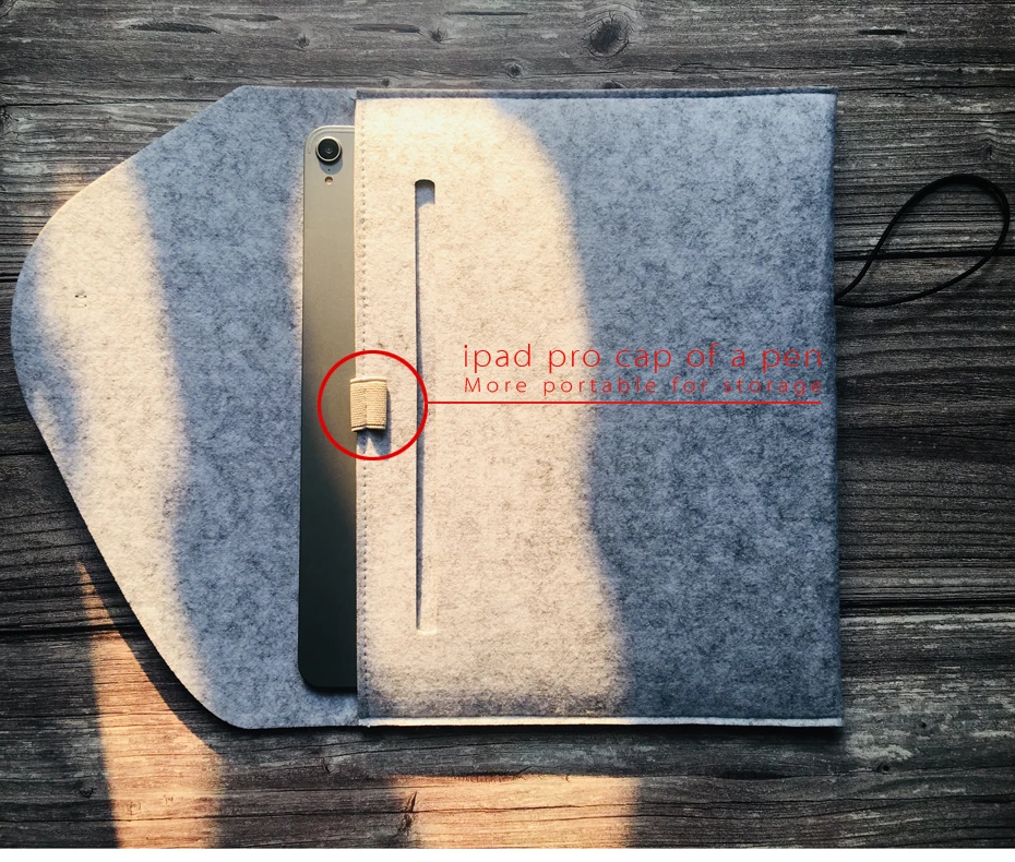 Для iPad Pro 12,9 чехол для планшета шерстяной войлок рукав сумка для нового iPad Pro 12," рукав сумка Противоударная сумка для ноутбука