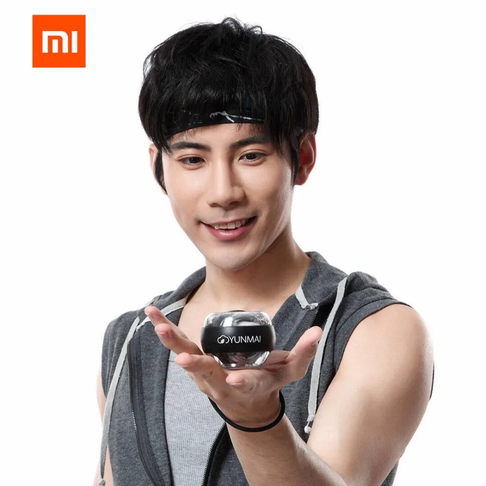 Xiaomi mijia yunmai Wrist Trainer LED Gyroball Essential Spinner Gyroscopic Forearm Exerciser Gyro Ball for Mijia mi home kits |