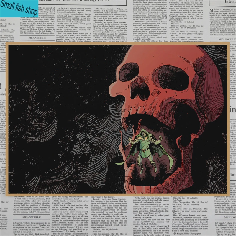DOOM украшение для домашнего интерьера крафт-игра плакат рисунок core наклейки на стену
