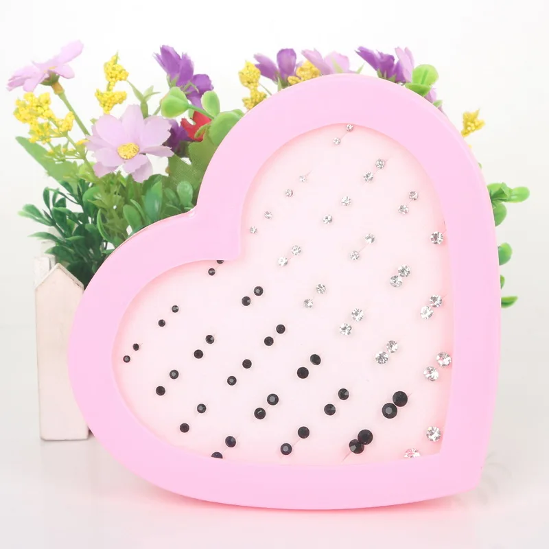 Модные маленькие серьги Стразы из полимерной глины белого и черного цвета Микс