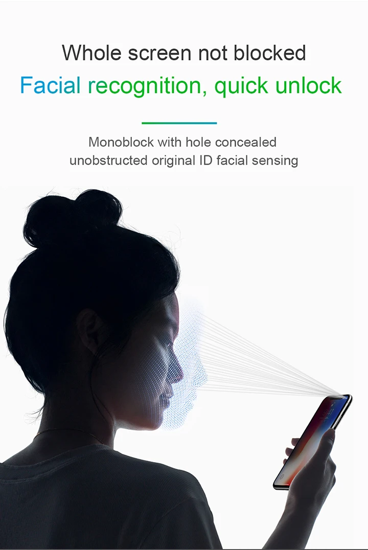 Защитная пленка для экрана Baseus с защитой от шпиона для iPhone X 0,3 мм, полное покрытие 9 H, закаленное стекло для iPhone X, защитная пленка для стекла