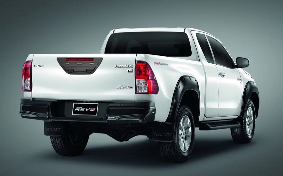 Для Toyota Hilux Revo аксессуары наборы кузова декоративная защита Матовый Черный чехол Тюнинг автомобиля JDM Авто литье