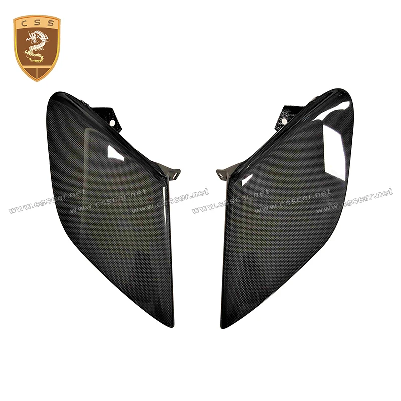 

Carbon Fiber Side Air Intake Cover For Ferrari 488 Car Body Kits Side Parts Intake Flaps Auto Accessories Car Styling