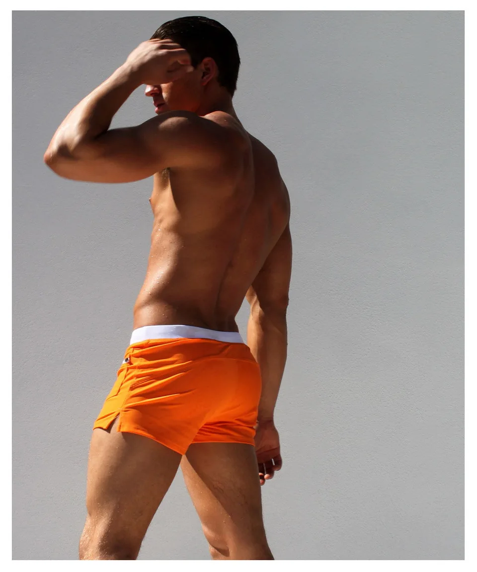 AUSTINBEM высокое качество купальники для мужчин Zwembroek Heren передний карман Maillot De Bain Homme дышащий Sunga Masculina купальник