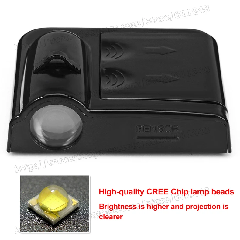 Автомобиль Добро пожаловать предупреждающие огни Дверь проектор Лазерный