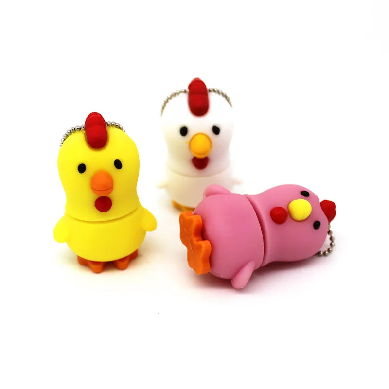 Мультфильм Курица USB флэш-накопитель прекрасный в форме цыпленка