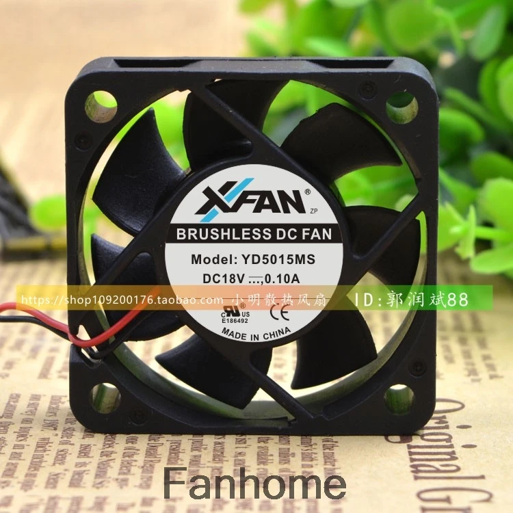 2-проводной инверторный вентилятор 5015 5 см YD5015MS DC18V 0.10A для Xinruilian XIFAN | Компьютеры и