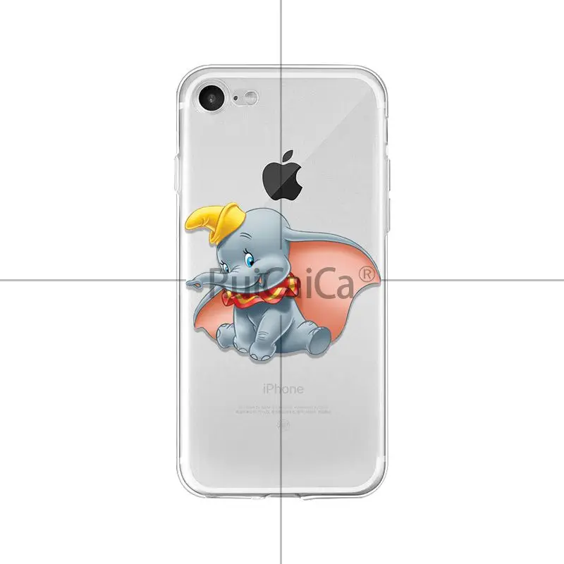 Ruicaica Cartoon cute Dumbo Original Phone case cover for Apple iPhone 8 7 6 6S Plus X XS max 5 5S SE XR Cover | Мобильные телефоны