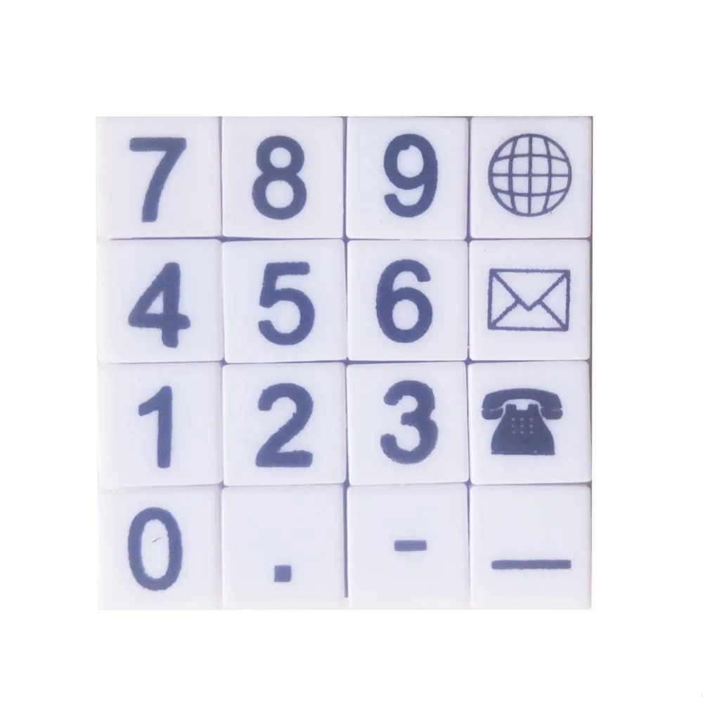 

3070 Tile 1x1 with Print Number 0-9 accessory bricklink DIY building block brick assemble brickset