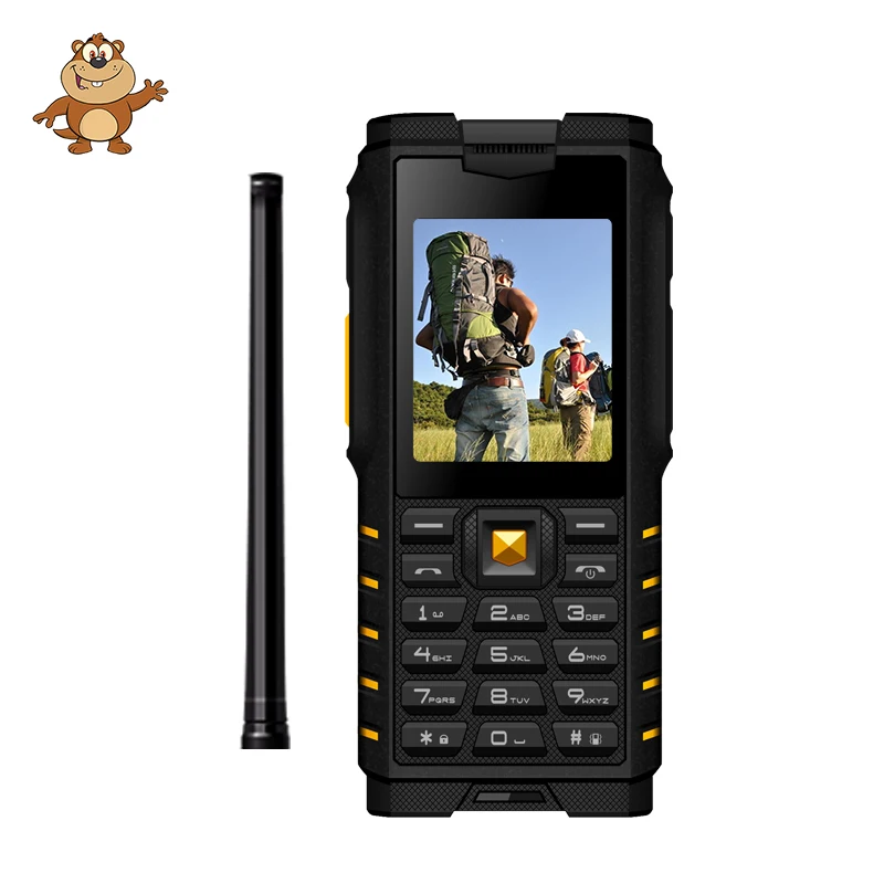 Ioutdoor T2 Walkie Talkie IP68 Водонепроницаемый ударопрочный телефон 2 4 дюйма 4500 mAh Powerbank