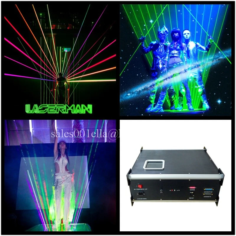5 Вт RGB полный цветной лазерный оборудование Laserman показать свет этапа лазерной