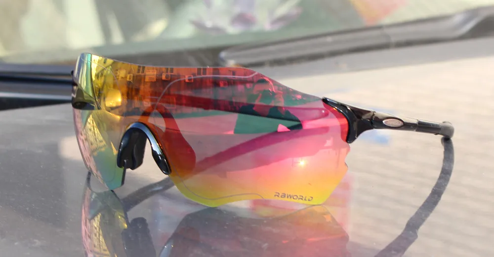 Evzeroer поляризационные мужские спортивные очки TR90 с красными линзами для горного велосипеда, горного велосипеда, очки для бега