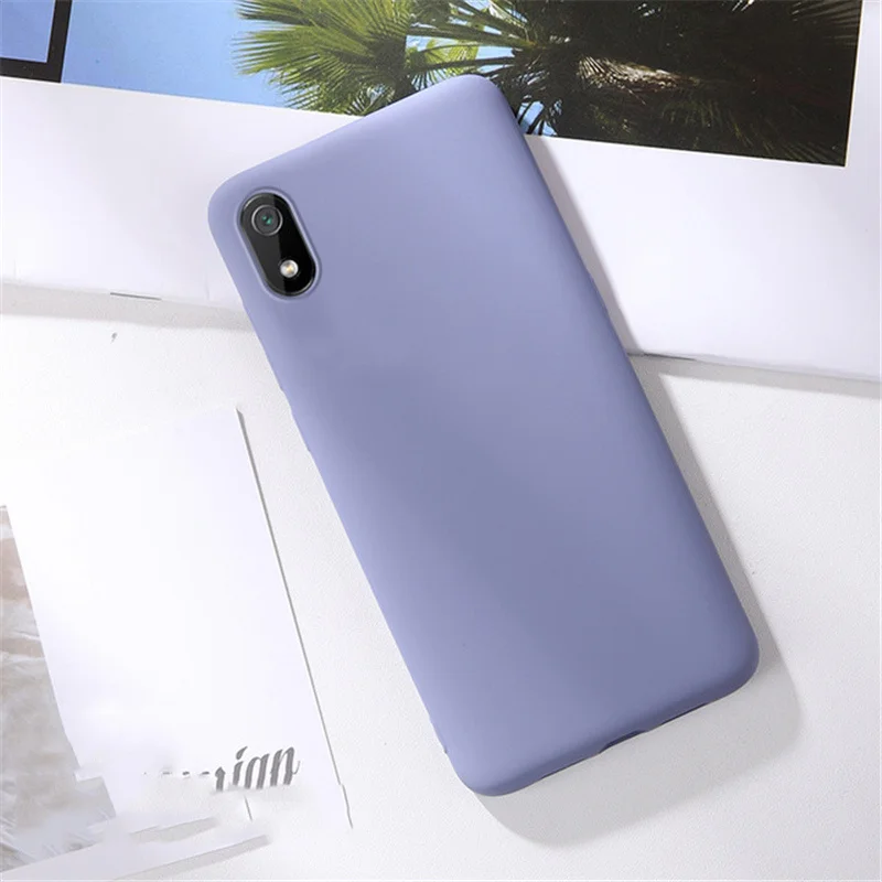 Gay Для Xiaomi Redmi 7 NFH жидкий силиконовый мягкий чехол для Xiaomi 7A Redmi 7A телефон удобный противоударный задний Чехол чехол s - Color: Gay