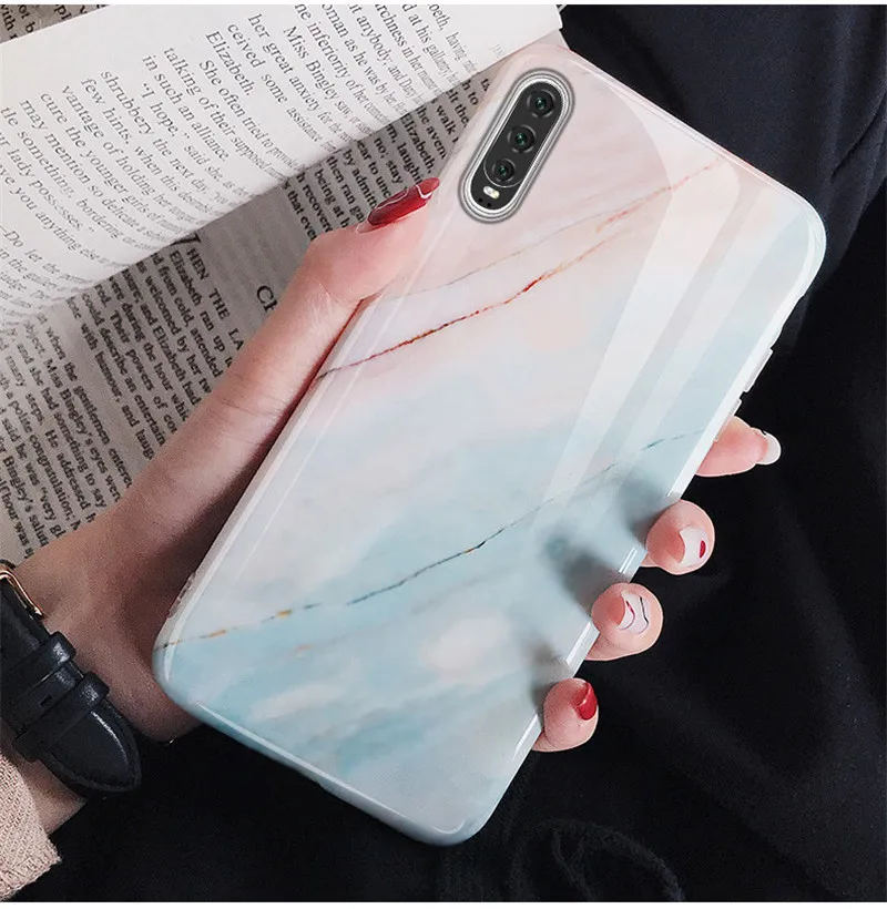 Мраморный силиконовый, мягкий, телефонный чехол для huawei P30 Lite, чехол для huawei P30 Pro P20 Lite mate 20 P Smart Plus Nova 3i, роскошный чехол