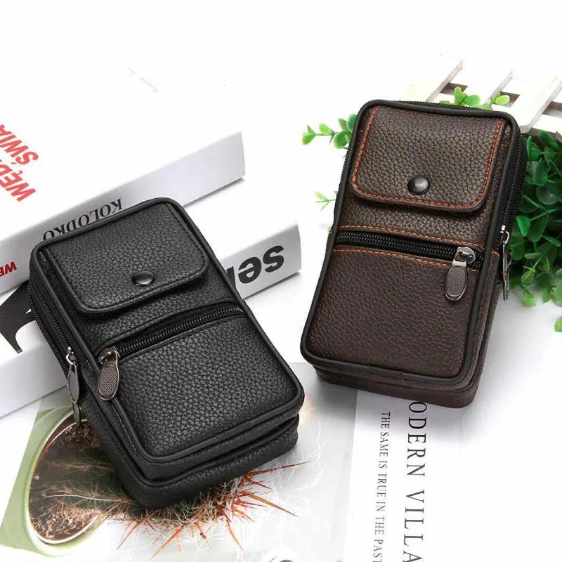 Мужская забавная сумка чехол мужской холщовый кошелек на молнии с застежкой