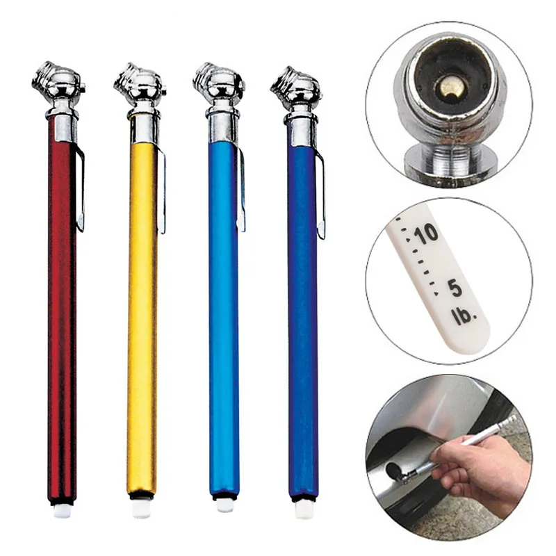 Миниатюрный измеритель давления воздуха в шинах автомобиля 5 50 фунтов|car tire tyre