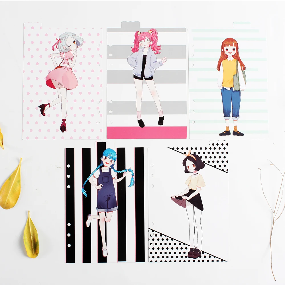 Оригинальный креативный школьный ученик спиральный переплет с 6 отверстиями для