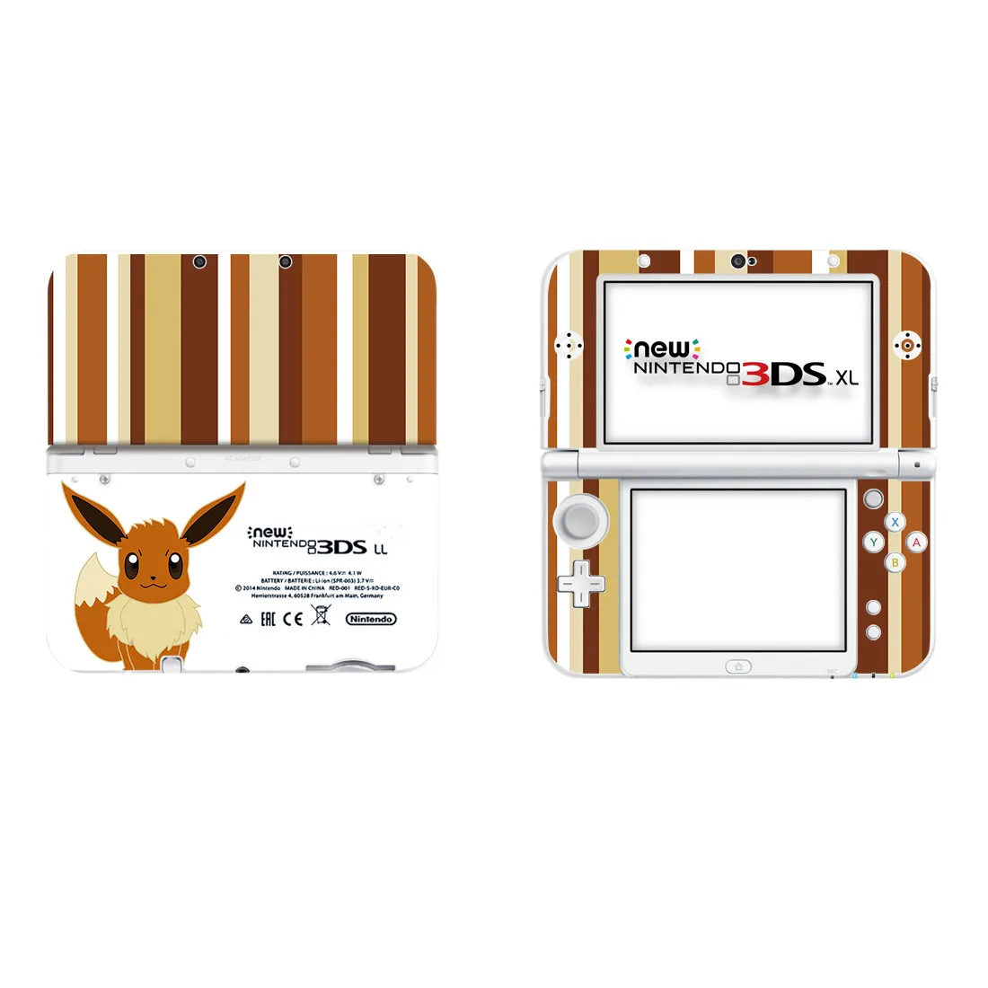 Для Pokemon GO Пикачу виниловая накладка наклейка Кожа Наклейка для NEW 3DS XL Скины Наклейка s для NEW 3DS LL виниловая кожа Наклейка протектор