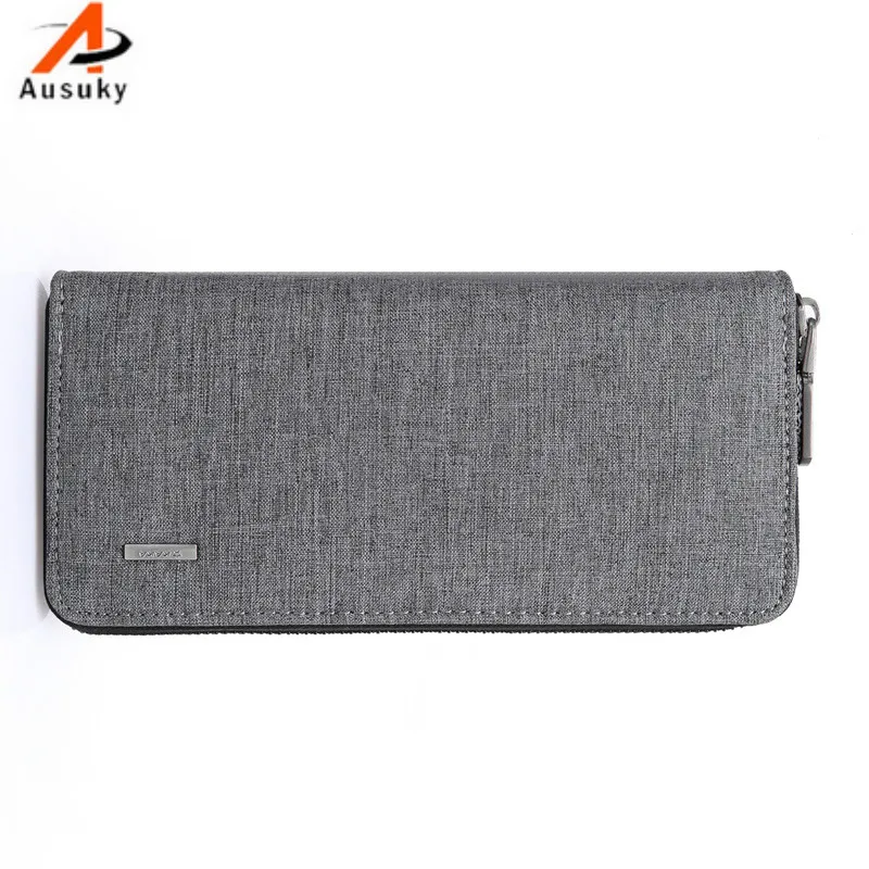 Оксфорд люксовый бренд мужские кошельки длинный мужской кошелек клатч для