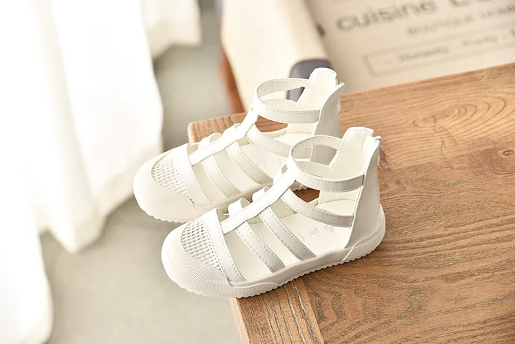 

Girls Sandals Boots Summer Children Roman Shoes Kids Baby Fashion Princess Shoes Casual Beach Sandals Mesh Cut-out Boots