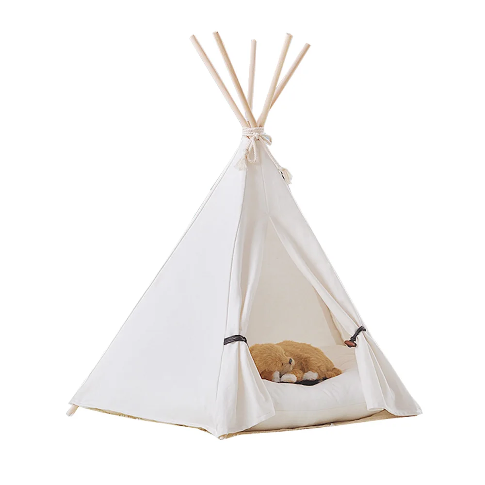 Новинка чистый белый цвет кровать для собаки домик собак площадка игр домашних