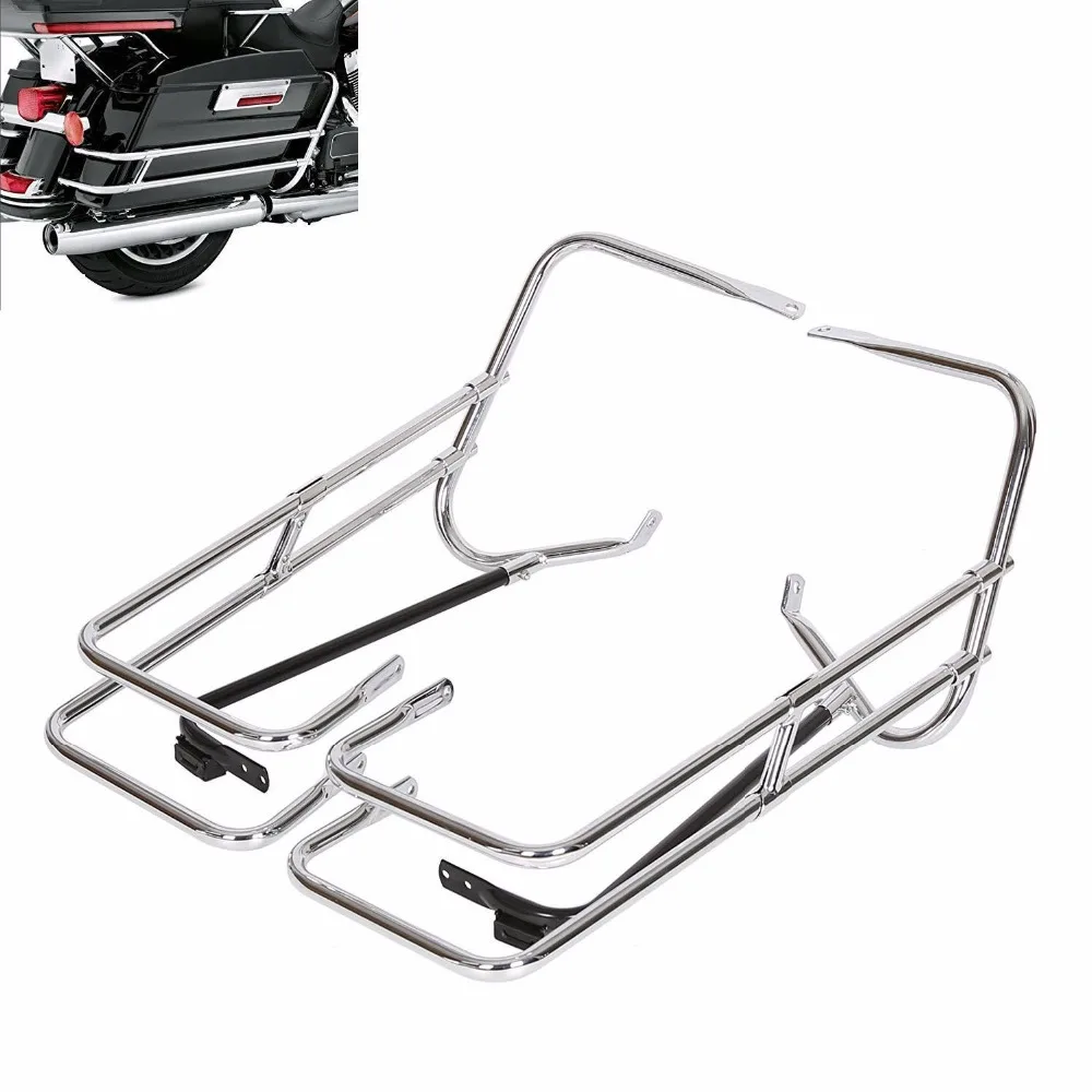 Мотоциклетный двойной рельс для Harley Touring Electra Glide CVO Road King Street 1997 2008|Накладки и