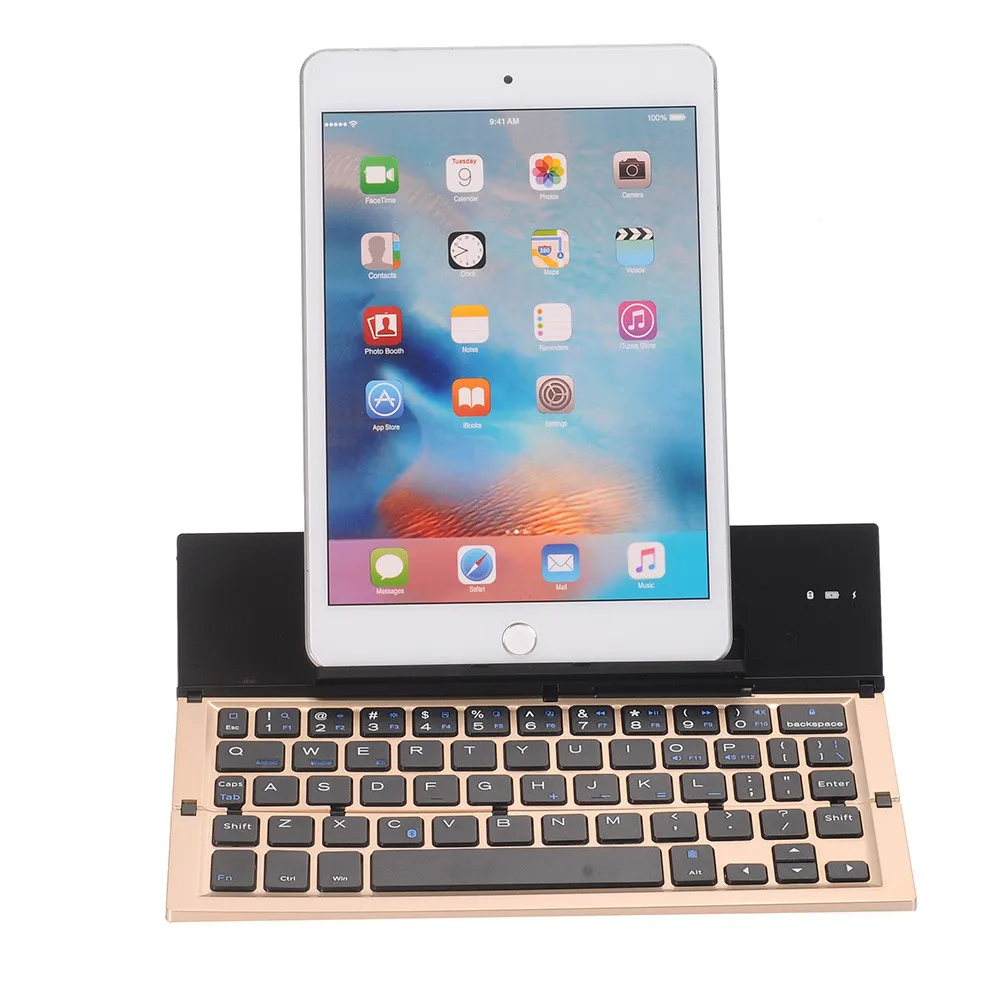 CARPRIE клавиатуры портативный складной беспроводной мини Bluetooth клавиатура для iPhone