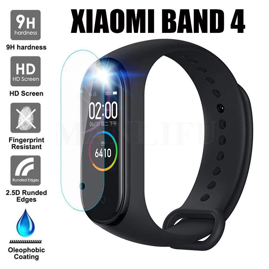 9D прозрачная защитная пленка Новинка для Xiaomi mi Band 4 Smart mi band 4 браслет Защита экрана для mi Band 4 3 2