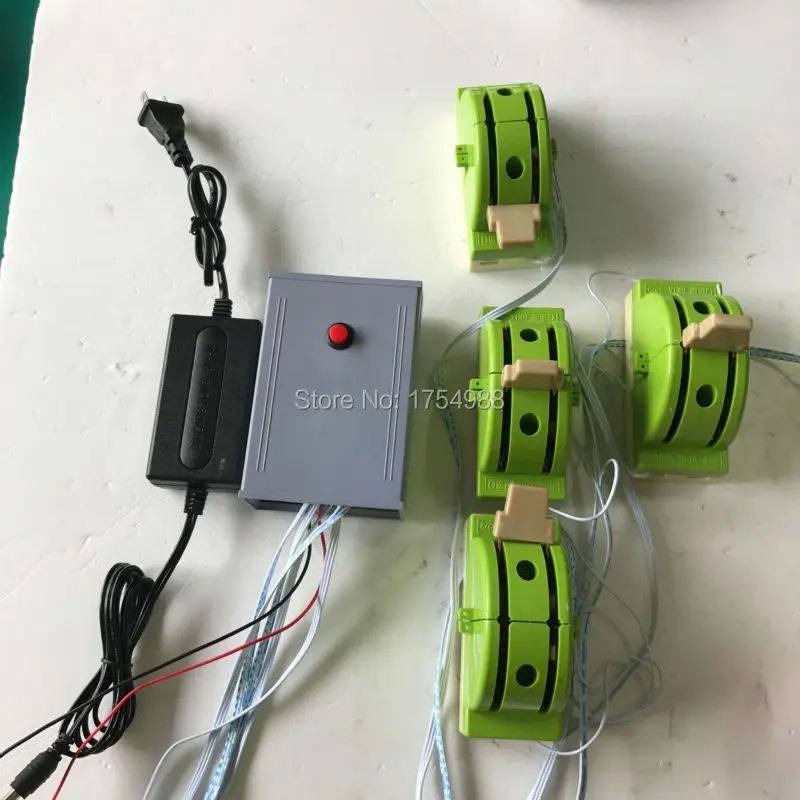 Четыре переключателя регулируют ножницы в правом переключении чтобы открывать