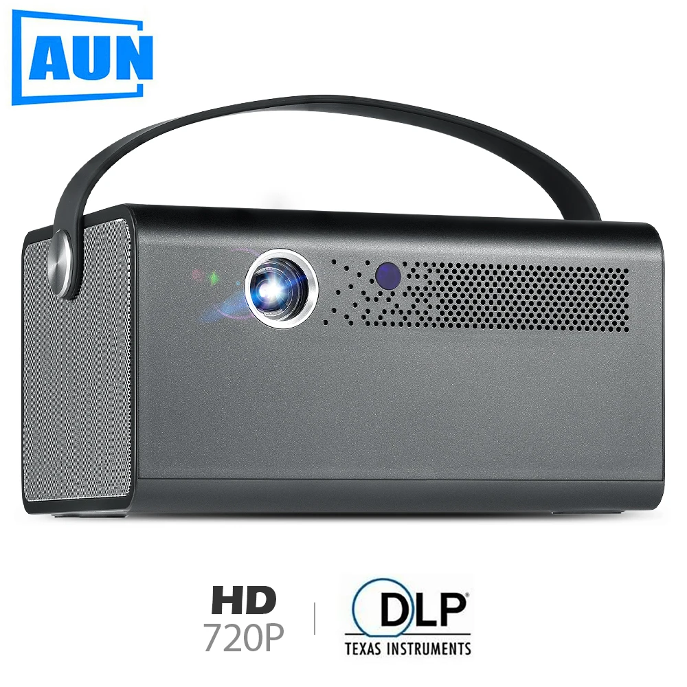 Новейший мини проектор AUN V7 1280x800 P Android WIFI Bluetooth светодиодный проектор. Поддержка 4K