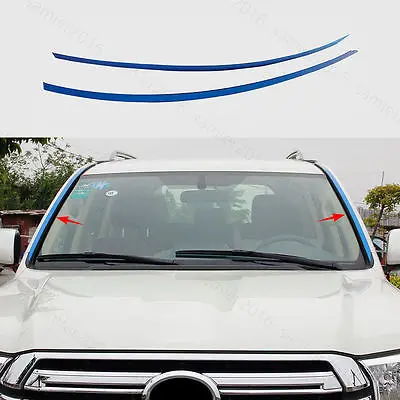 2x Blue Steel For Toyota Land Cruiser 13-2017 Front Windshield Stripe Cover Trim
2x Blue Steel For Toyota Land Cruiser 13-2017 Front Windshield Stripe Cover Trim