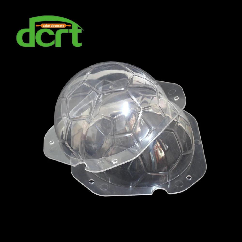 Пластиковая шоколадная форма в форме футбольного мяча Dcrt 3D фотография с