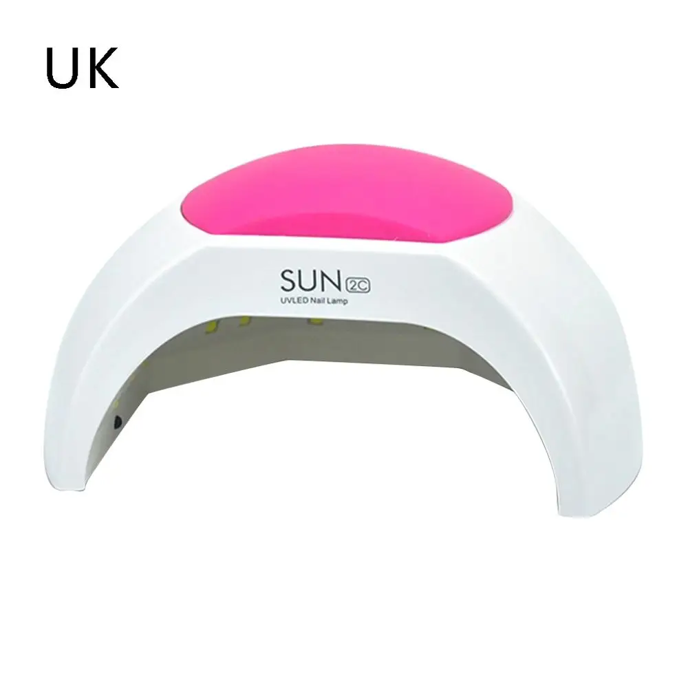 UK SUN2C48W лампа для ногтей УФ лампа SUN2 Сушилка для ногтей УФ светодиодный гель Сушилка для ногтей инфракрасный датчик настройки таймера маникюрный аппарат СВЕТОДИОДНЫЙ светильник - Цвет: UK