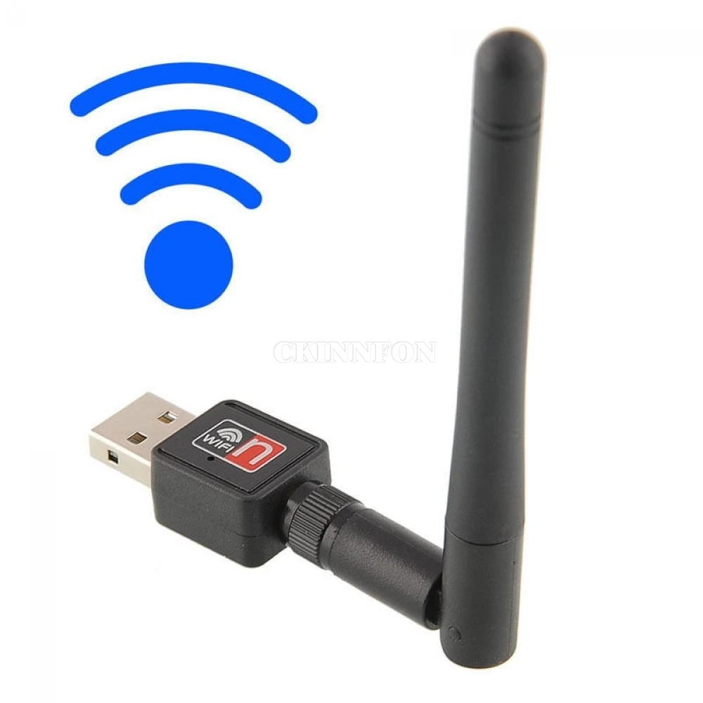 

200Pcs/Lot Mini Networking USB 150M Receiver Adapter Wireless LAN for 802.11b/n/g (Size: One Size)