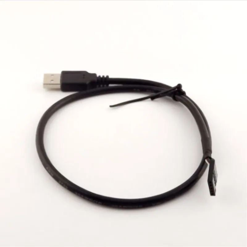 100 шт./лот 50 см USB 2 0 Тип A штекер Dupont 5 Pin Женский адаптер материнской платы