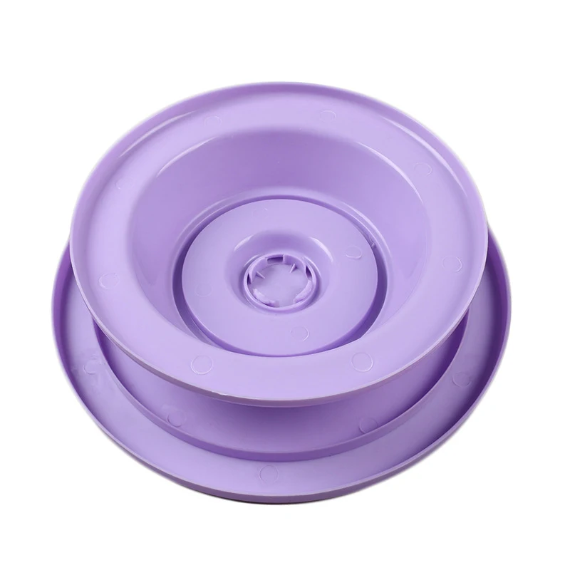 Plastic Cake Plate Turntable Rotating Anti-skid Round Stand Rotary Table J2Y | Дом и сад