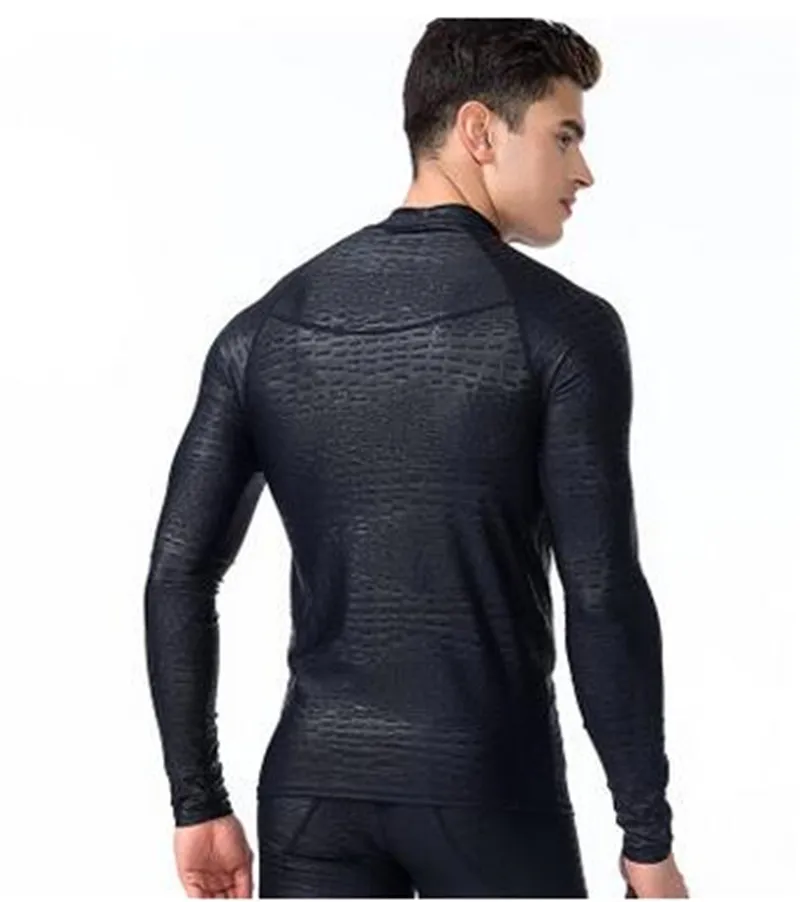 SBART купальный костюм для мужчин с длинными рукавами Быстросохнущий дайвинга