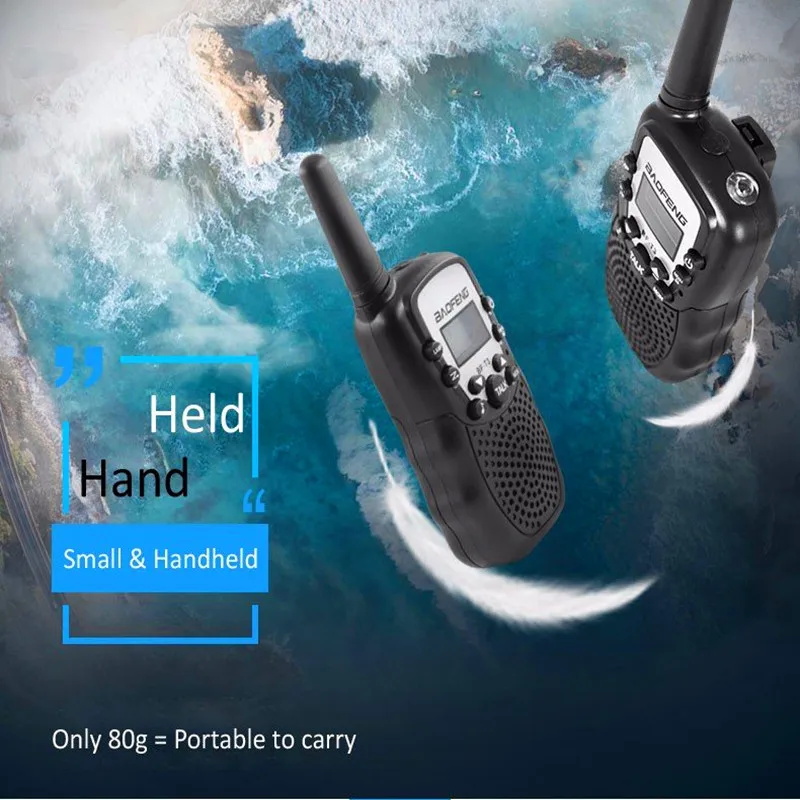 2 шт. детская рация UHF BaoFeng BF T3 FRS двухстороннее радио Comunicador удобное HF