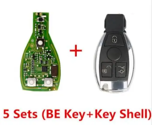 Blue XHORSE VVDI BE Key Pro для Benz XNBZ01CH Чип дистанционного ключа улучшенная версия Smart Key Shell 3 кнопки можно обменять маркер для MB BGA - Цвет: Blue