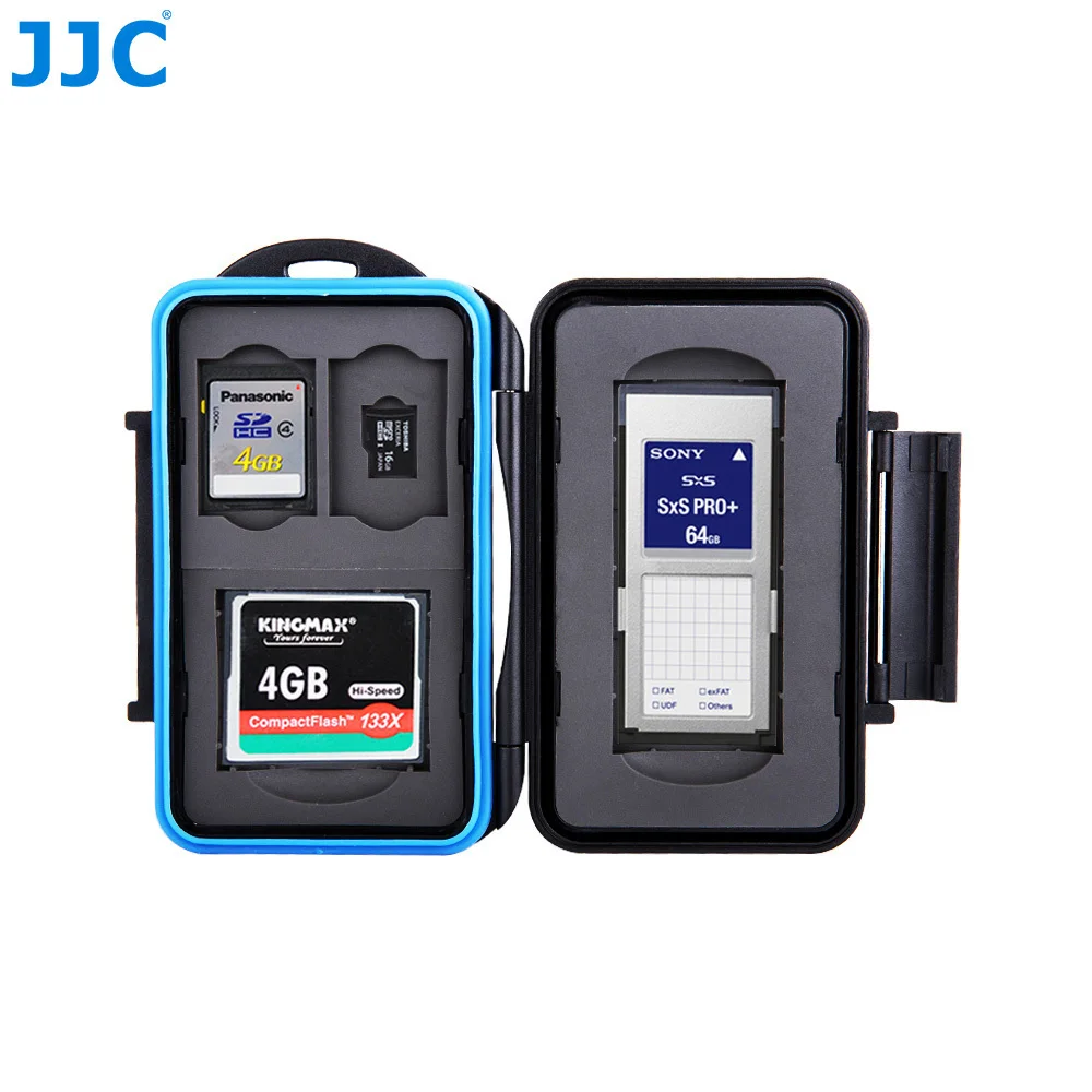 JJC держатель для карт памяти SD/SDHC/CF/XD/SXS/XQD Чехол для карт водостойкий Чехол для Canon/Nikon/sony/Fujifilm/Olympus/Leica чехол