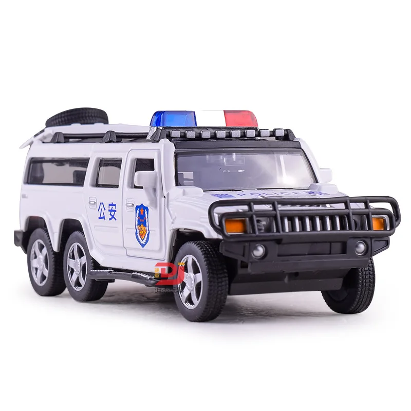 Моделирование 6-колеса Hummer удлиненный автомобильный брелок для автомобильных