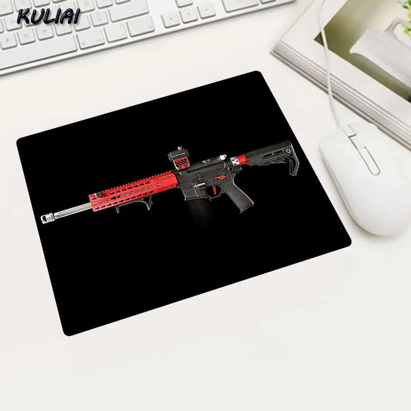 Игровой маленький коврик для мыши XGZ Ar15 M4a1 точное позиционирование оптической
